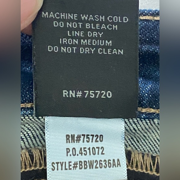 Buckle Black Fit No. 93 Ankle Skinny Stretch Blue Jean denim women’s size 28 - Picture 12 of 15